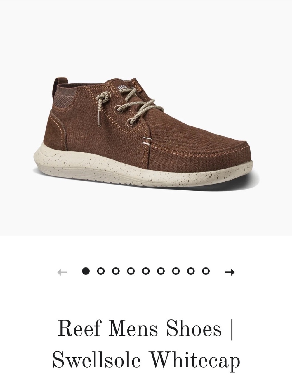 Reef Men's Swellsole Whitecap Shoes Sz 11